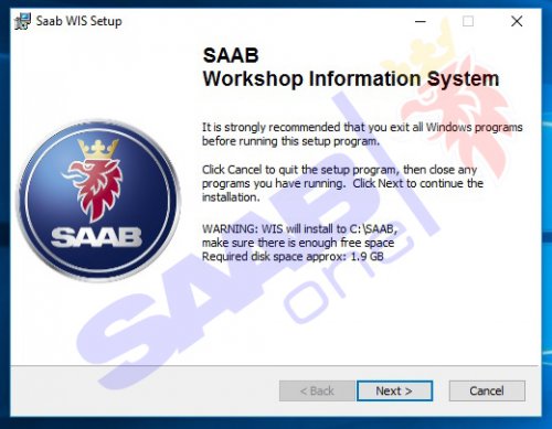 Saab EPC WIS 64-bit Serial Key